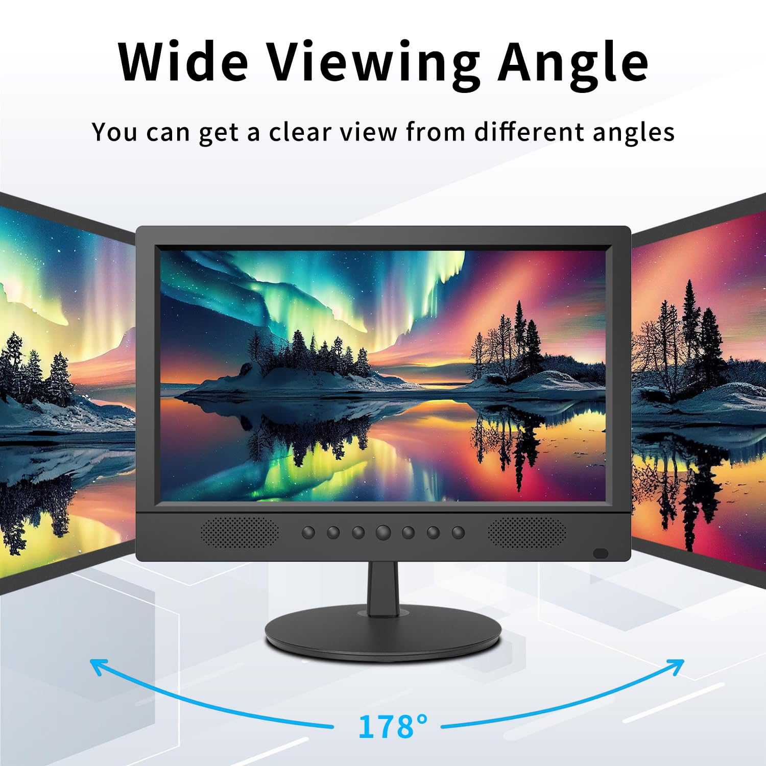 Amazon.com: Jexiop 16inch Security Monitor,Wall-Mounted Monitors