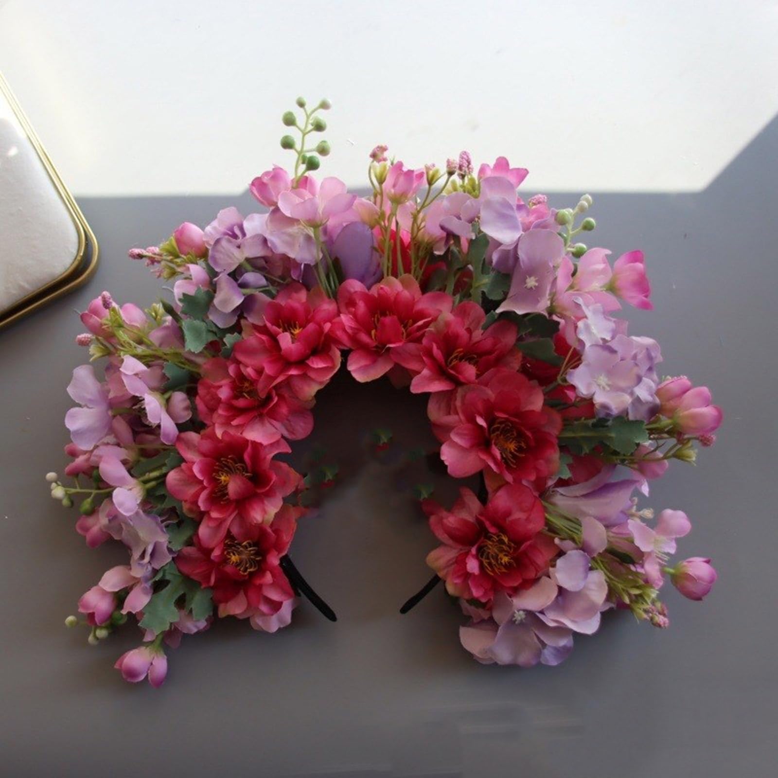 Brautgirlanden Blumenkronen Hochzeit Blumenstirnband Strandkranz Haarband Mädchen Haarschmuck Frauen Kopfreifen Requisiten Bequem