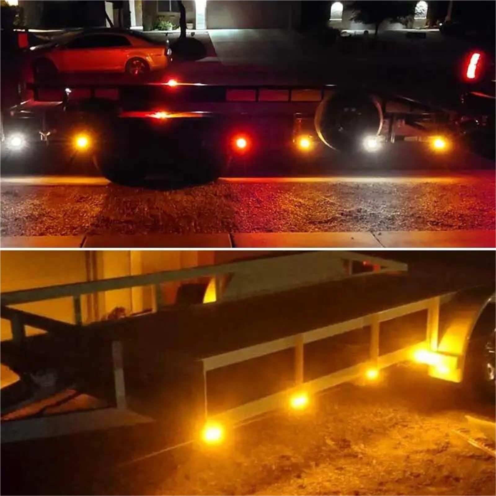 Freccia Auto LED Luci Posizione Laterali Indicatore Ingombro Luce Segnalazione Per Camion Rimorchio Furgone Pick-up Barca Indicatore Laterale(10pcs Red)