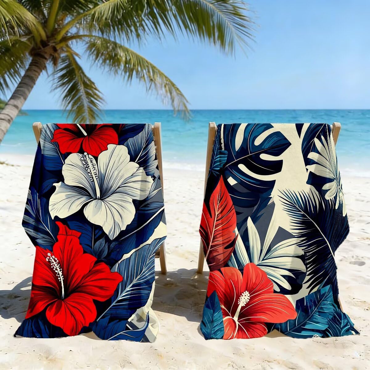 Ręcznik plażowy 100 x 200 cm, ręcznik gimnastyczny z mikrofibry, szybkoschnący zestaw 2 ręczników plażowych, lekki kompaktowy ręcznik z mikrofibry duży do podróży, prezent dla mężczyzn i kobiet (ardia