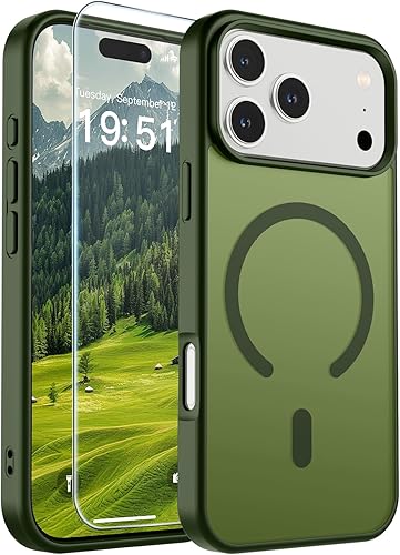 Miniatura 123 de SUPFINE Funda magnética para iPhone SE 2022 (3ª)/2020 (2ª), iPhone 8 (compatible con MagSafe) (protección contra caídas de grado militar), funda