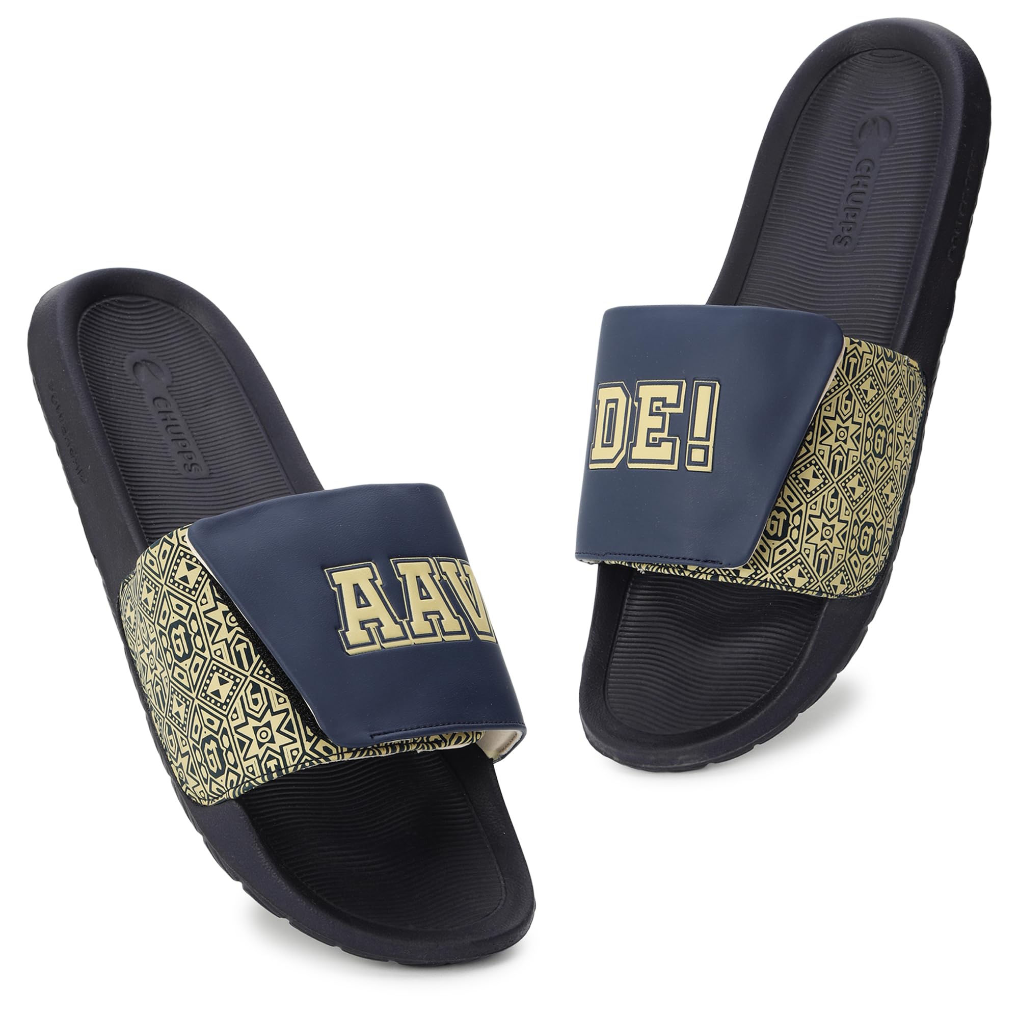 chupps GTAAVADE Men Flipflops | Cushioned Comfort Slides | Anti-Skid Lightweight Indoor & Outdoor Slippers | Casual Daily Wear Flip flops for Men-picture-23