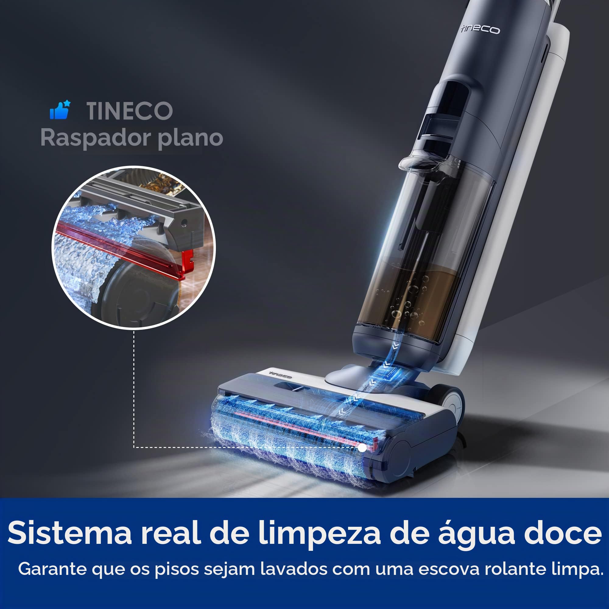 Tineco Floor ONE S5 Smart Aspirador de pó seco e úmido sem fio