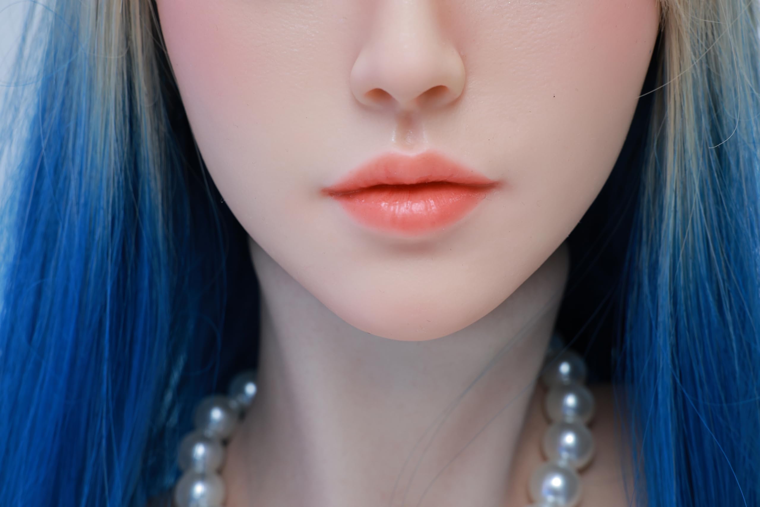 Amazon.co.jp: ドールの頭のみ ヘッド単体 シリコン製ドールHead