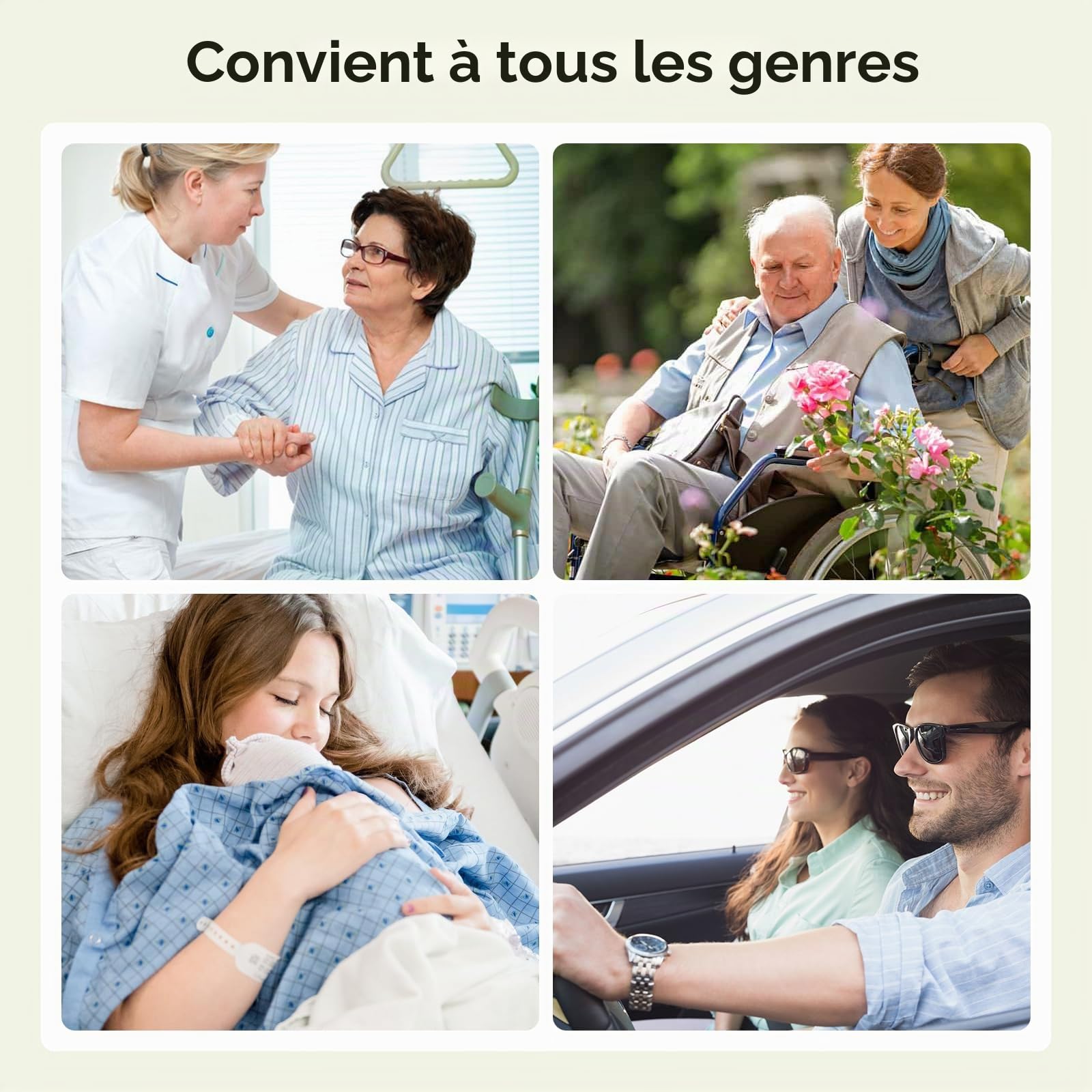 Carer 2 Pièces Couvre-Couches pour Adultes pour Incontinence Sous-Vêtements Imperméables Antifuites Lavables Réutilisables Unisexes Noirs Taille M