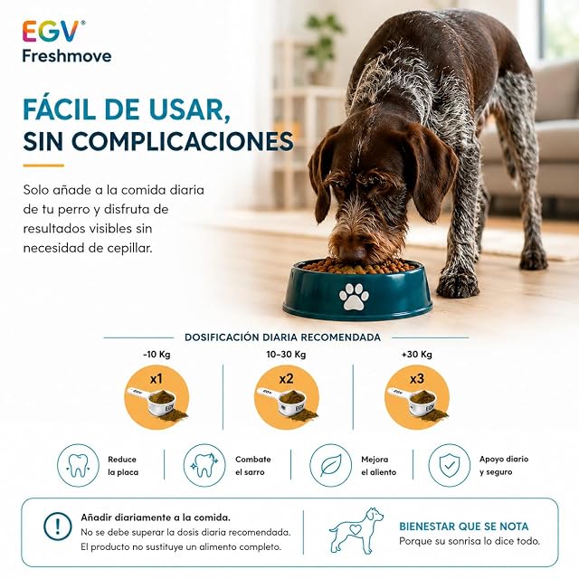 Foto 5 de 6 de EGV FreshMove Polvo Dental para Perros 250g