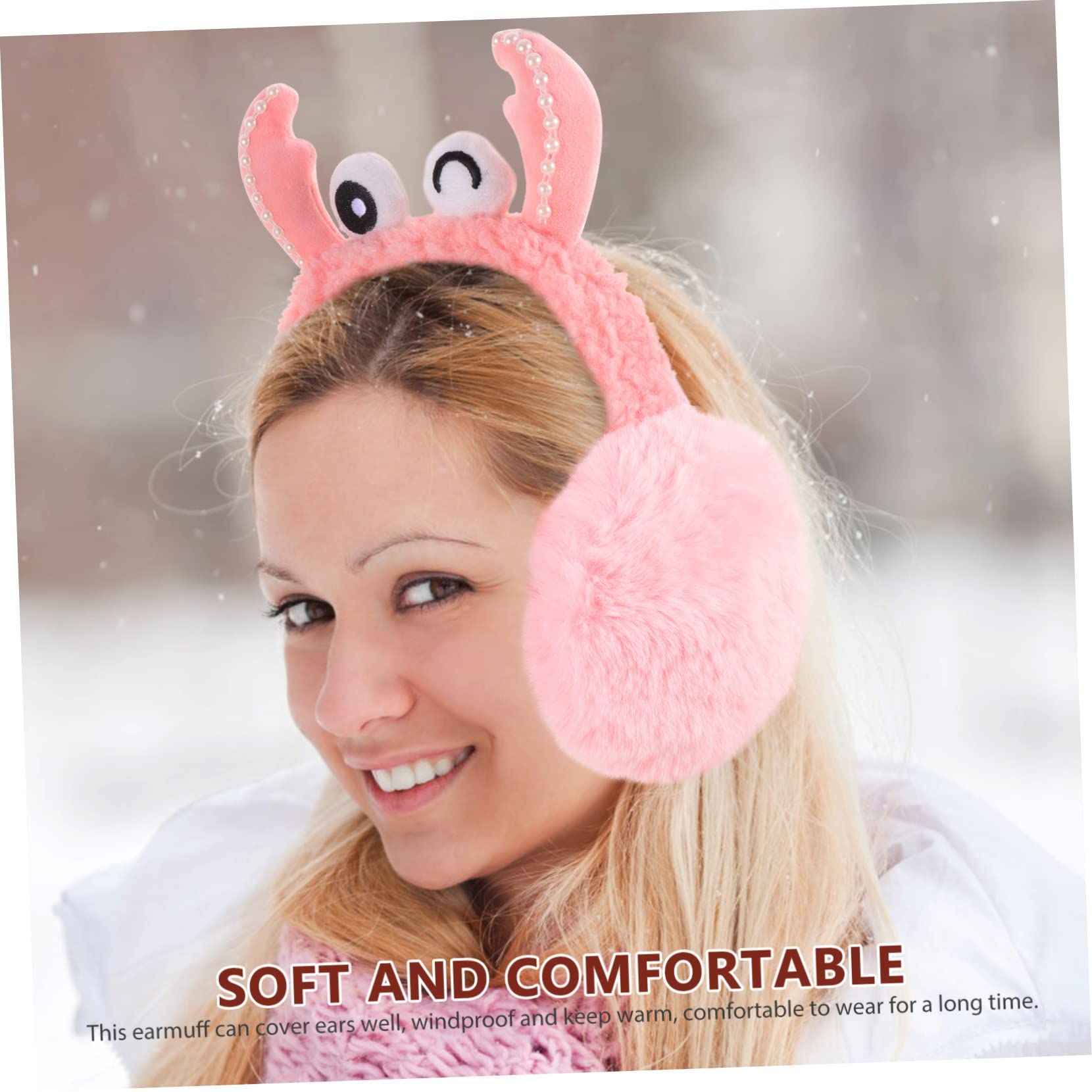 3piezas Earmuffs De Invierno Plegables Para Hombre y Mujer Calentadores De Oído De Peluche Suave Protección Térmica Para Actividades Al Aire Climas Fríos