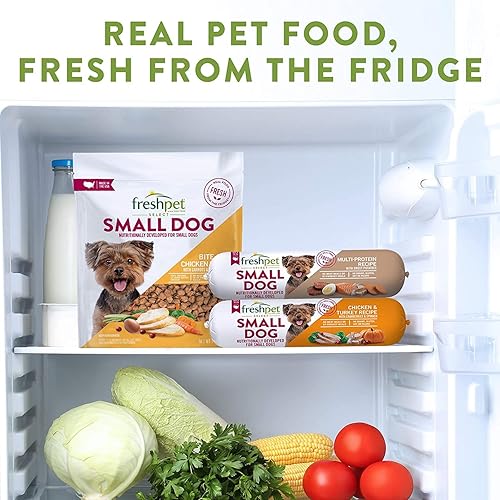 Miniatura 4 de Freshpet Select Roll - Receta húmeda para perros pequeños de pollo y pavo comida húmeda refrigerada para perros nunca conservantes fabricada en los