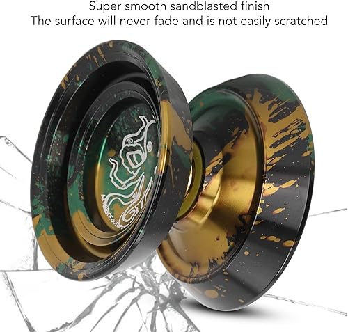 Miniatura 4 de Yoyo que no responde, Yoyo de metal para adultos jugadores avanzados de Yoyo, Yoyo profesional con 3 guantes de cuerdas Yoyo, bola Yoyo para niños