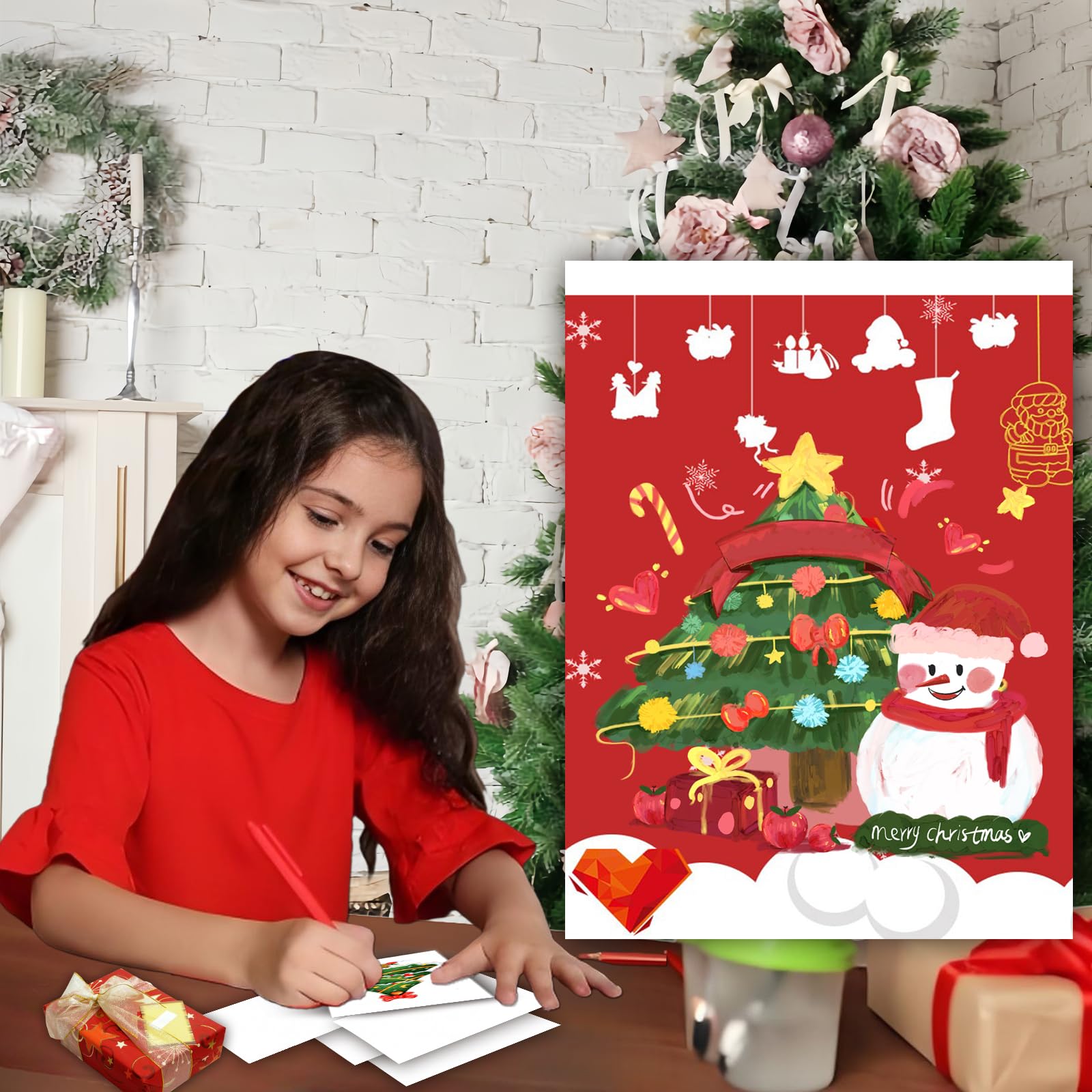 Hysiwen 50 hojas de cartulina blanca de 5 x 7 pulgadas, 250 g/m², papel de cartulina en blanco para hacer postales, tarjetas de invitación, tarjetas de felicitación, manualidades de papel o dibujo