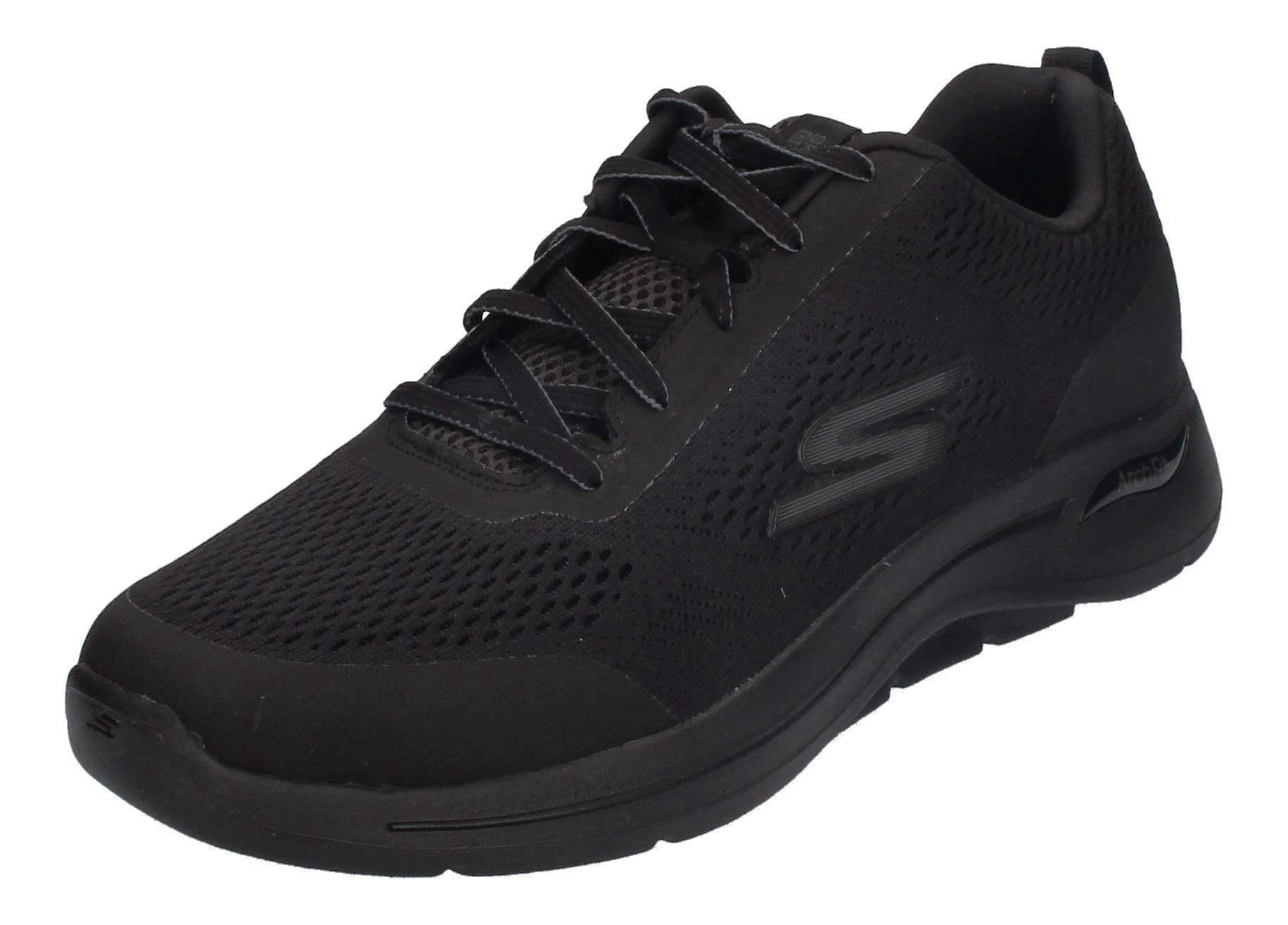 Skechers Men's Go Walk Arch Fit Idyllic Sneaker,Black Textile/Synthetic/Trim,11.5 UK