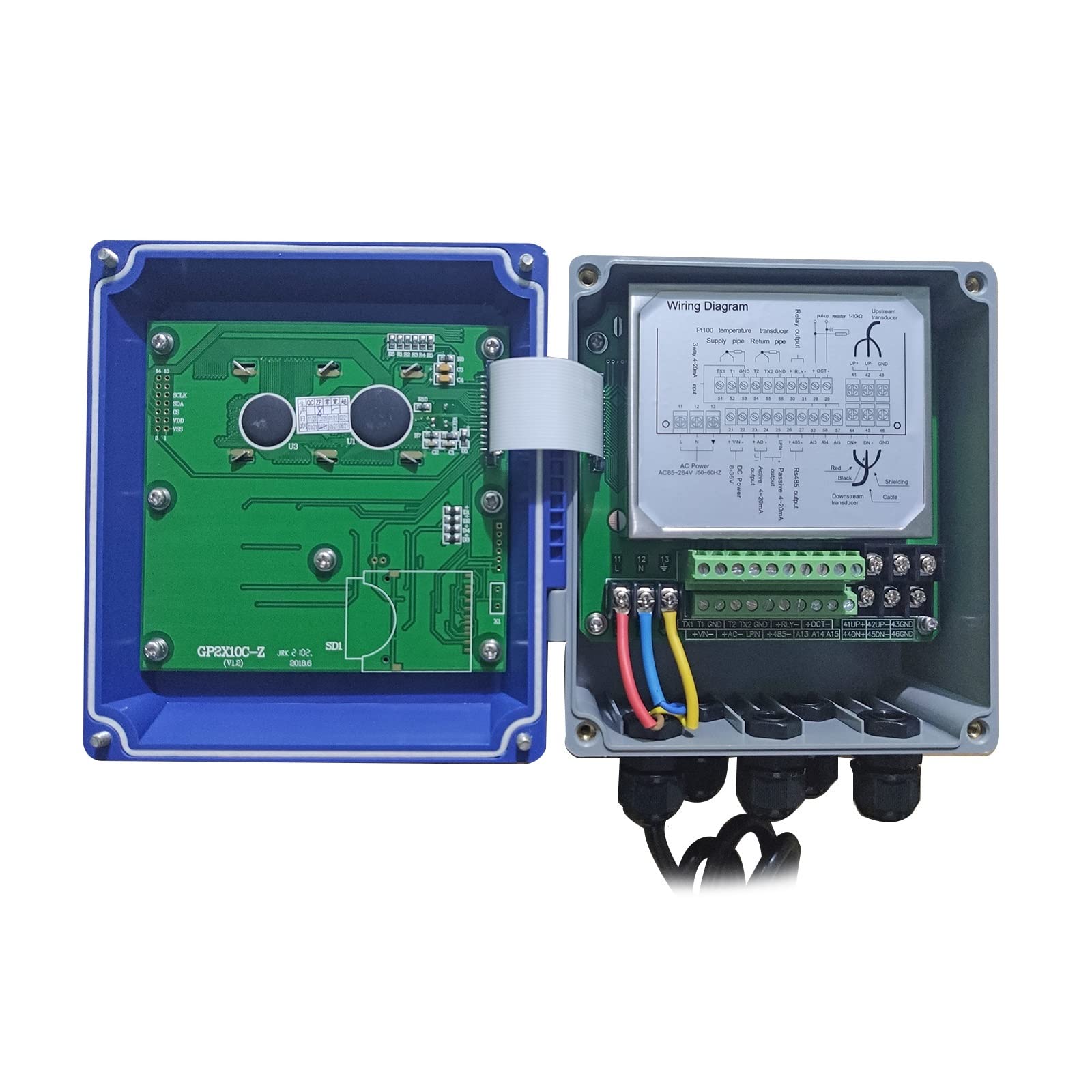 Przepływomierz ultradźwiękowy, Przepływomierz ultradźwiękowy Przepływomierze TUF-2000B-TM-1 Przetwornik DN50mm-DN700mm Ultradźwiękowy przepływomierz cieczy Typ ścienny