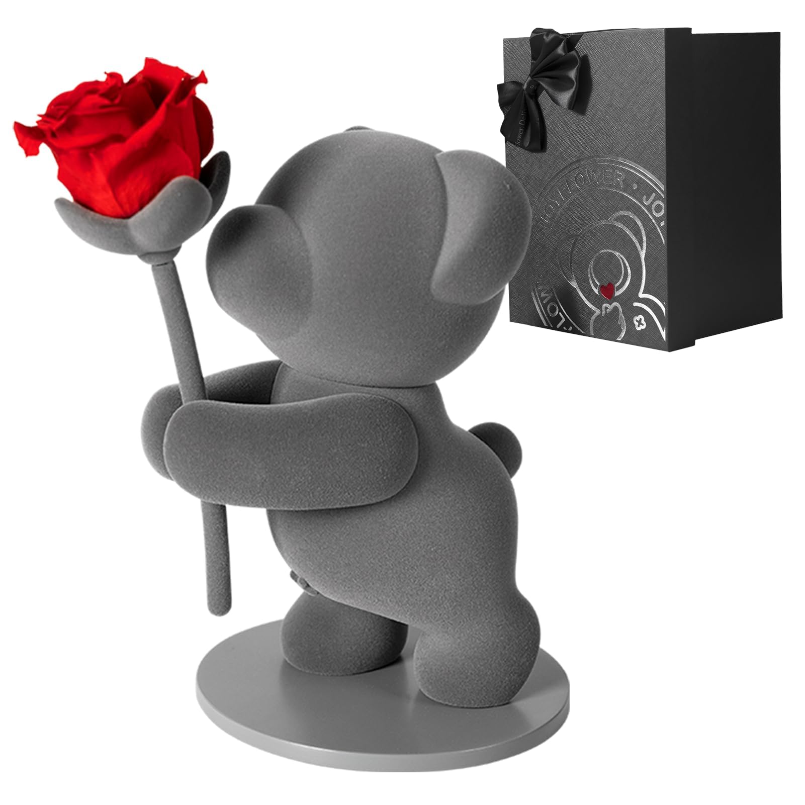 JoyFlower Blumen und hübsche teddybären retten, Ewigkeit mit echten Rosen romantischen geschenken und eleganten ehefrauen, Frauen, Valentinstag, Geburtstage, Hochzeiten, hochzeitstage
