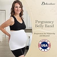 Vista 1 de Maternity Belly Band - 4-Way Stretch Post Partum Belly Band For Lumbar & Back Support - Pregnancy Gifts for Moms