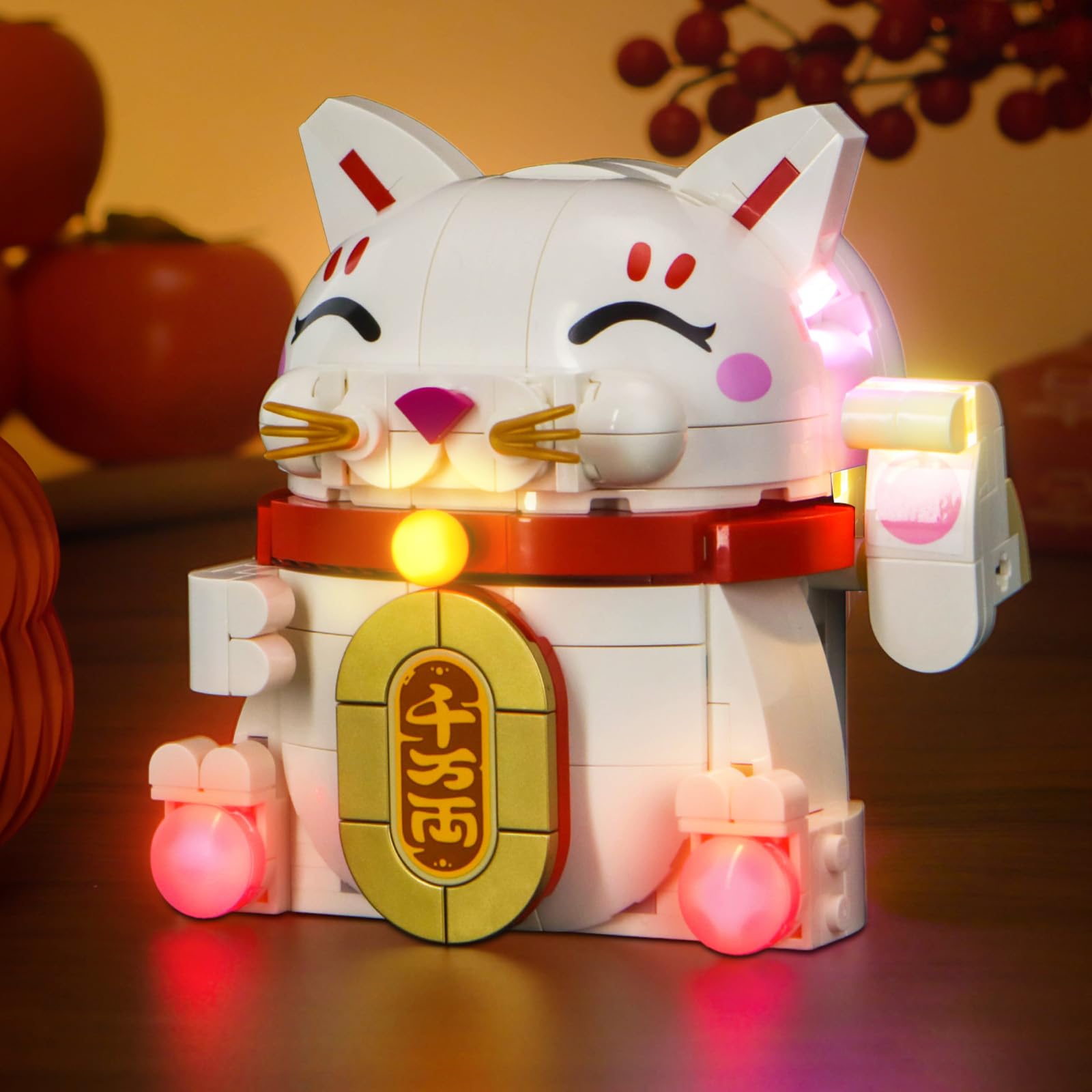 LocoLee Light kit Compatible with Lego Lucky Cat - No Model Only Light, LED Lighting Accessories Compatible with Lego Lucky Cat 40813