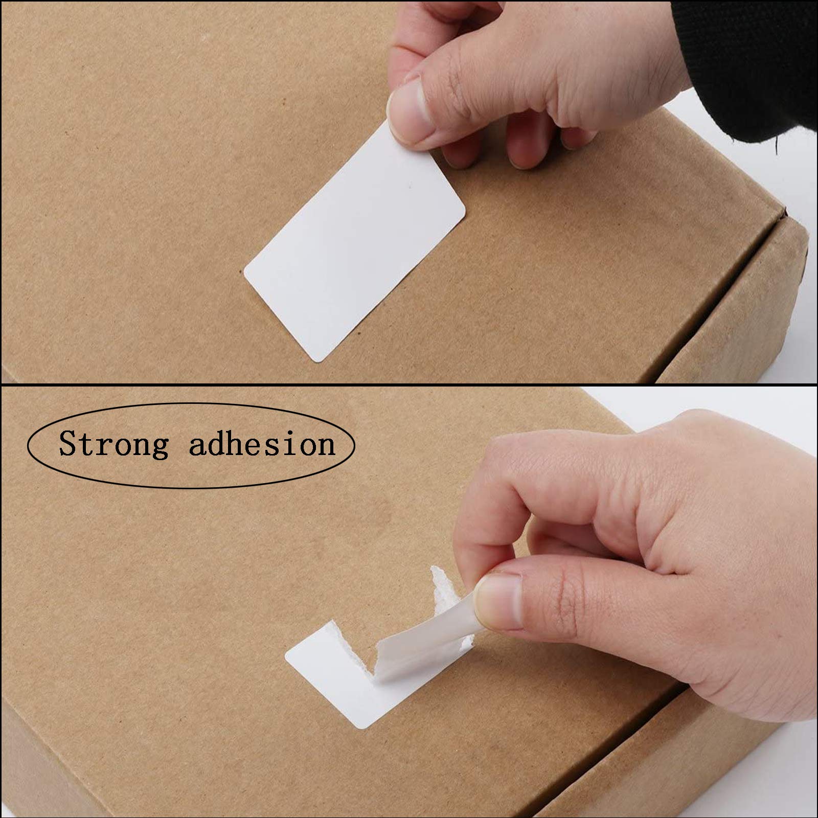 1000 Zelfklevende Etiketten – 5x3 Cm En 4x2 Cm, Wit, Olie- En Waterbestendig, Voor Thuis, Kantoor En Keuken