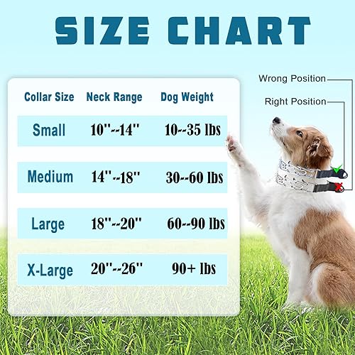 Miniatura 3 de WOSKAR Collar de perro sin tirones, collar de perro antitirones con hebilla de liberación rápida para entrenamiento de caminar, collar martingala