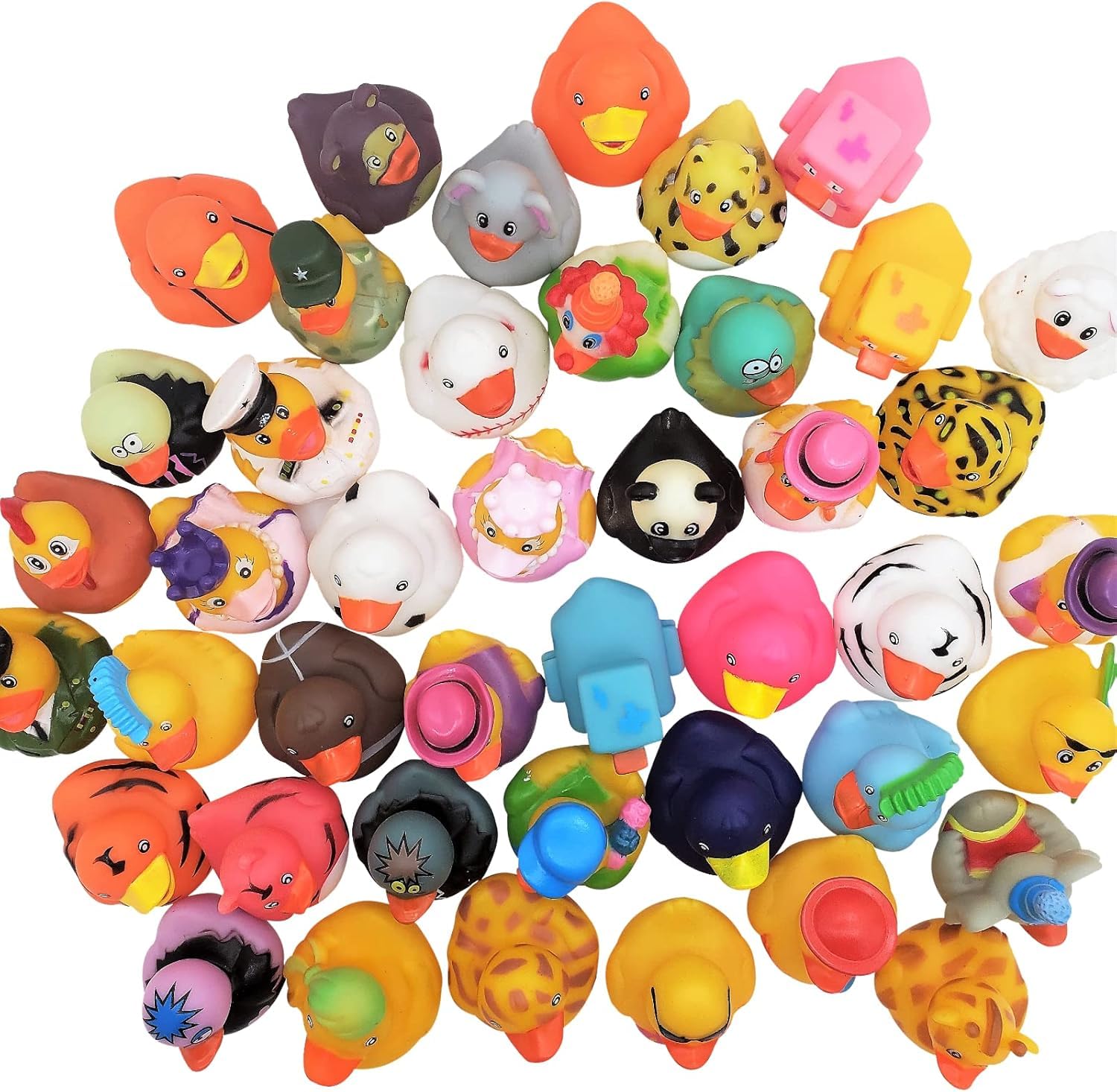 Assorted Colorful Rubber Duckies (2