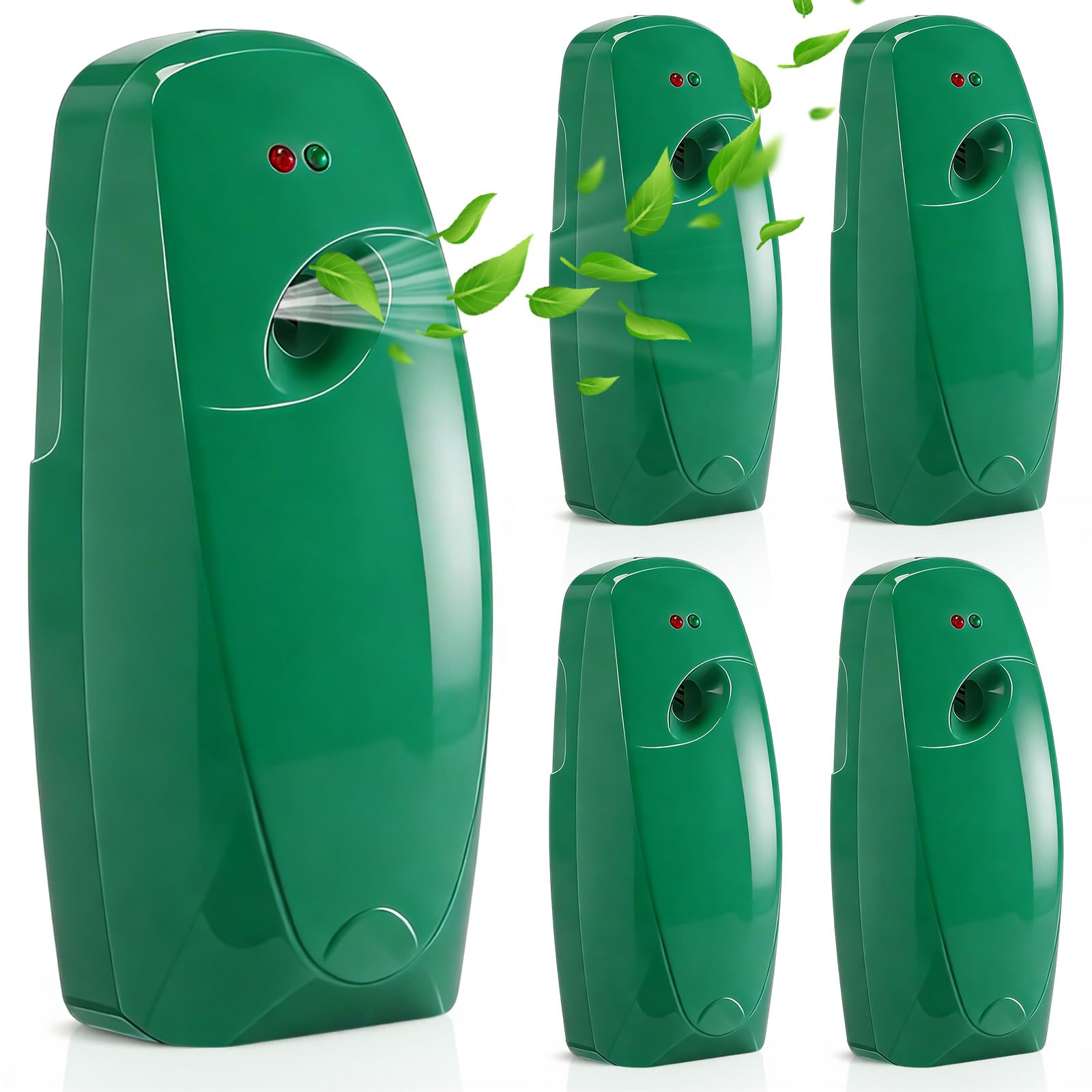 Maxcheck 4 Pcs Automatic Air Freshener Spray Dispenser for Room, Dark Green