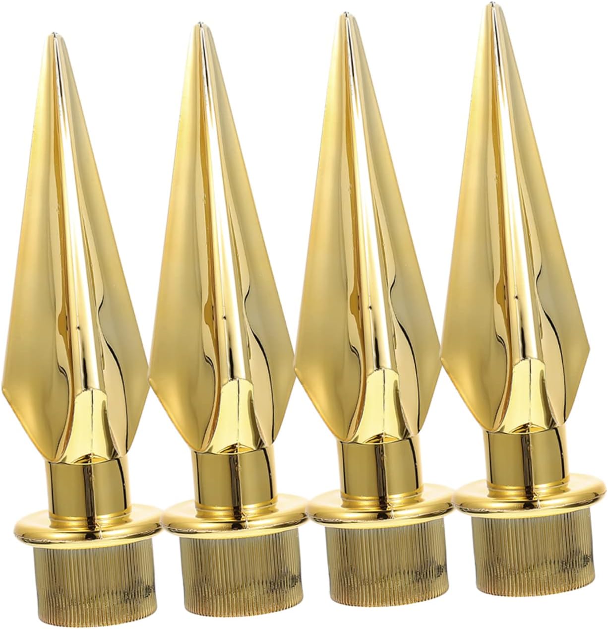 Yardwe 4pcs flagpole Head flagpole end Ball Flag Pole Tips Flag Pole Decoration