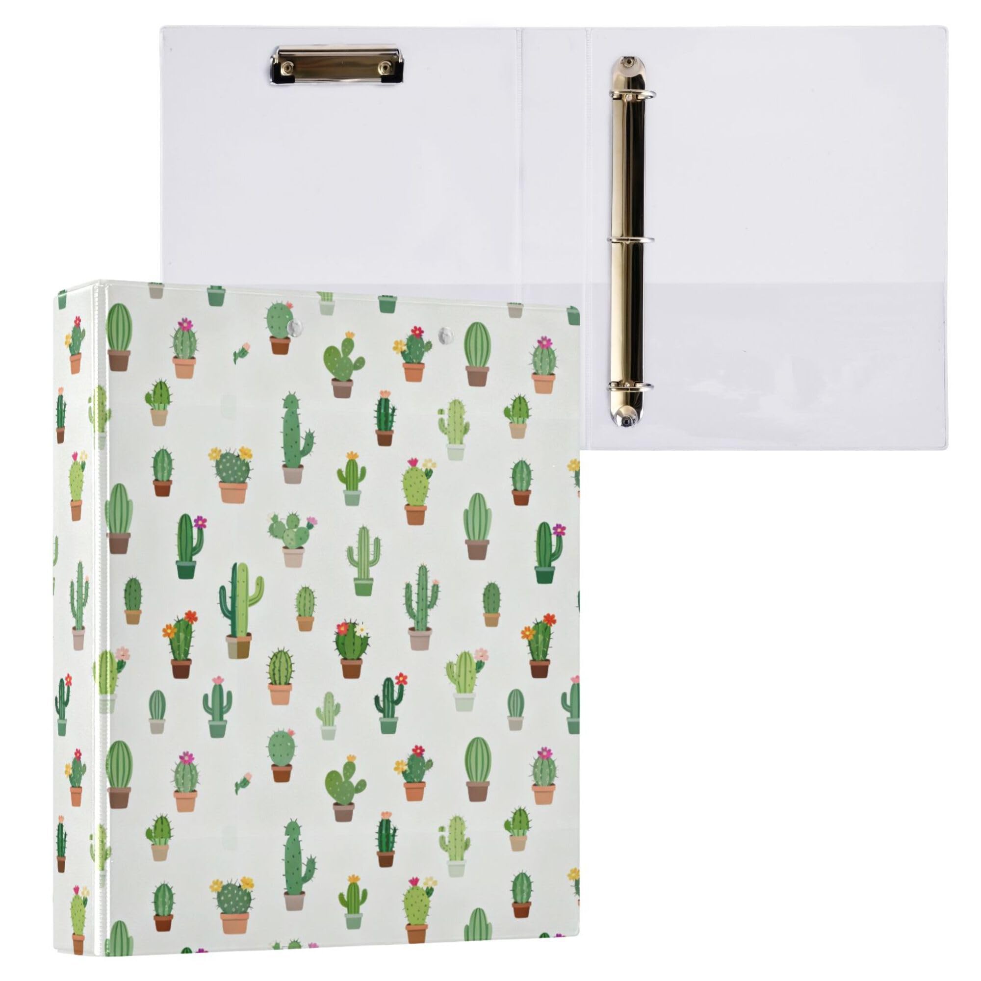 Raccoglitore a 3 anelli da 12,7 cm con tasche, confezione da 1/2 raccoglitori per studenti universitari con copertina rigida