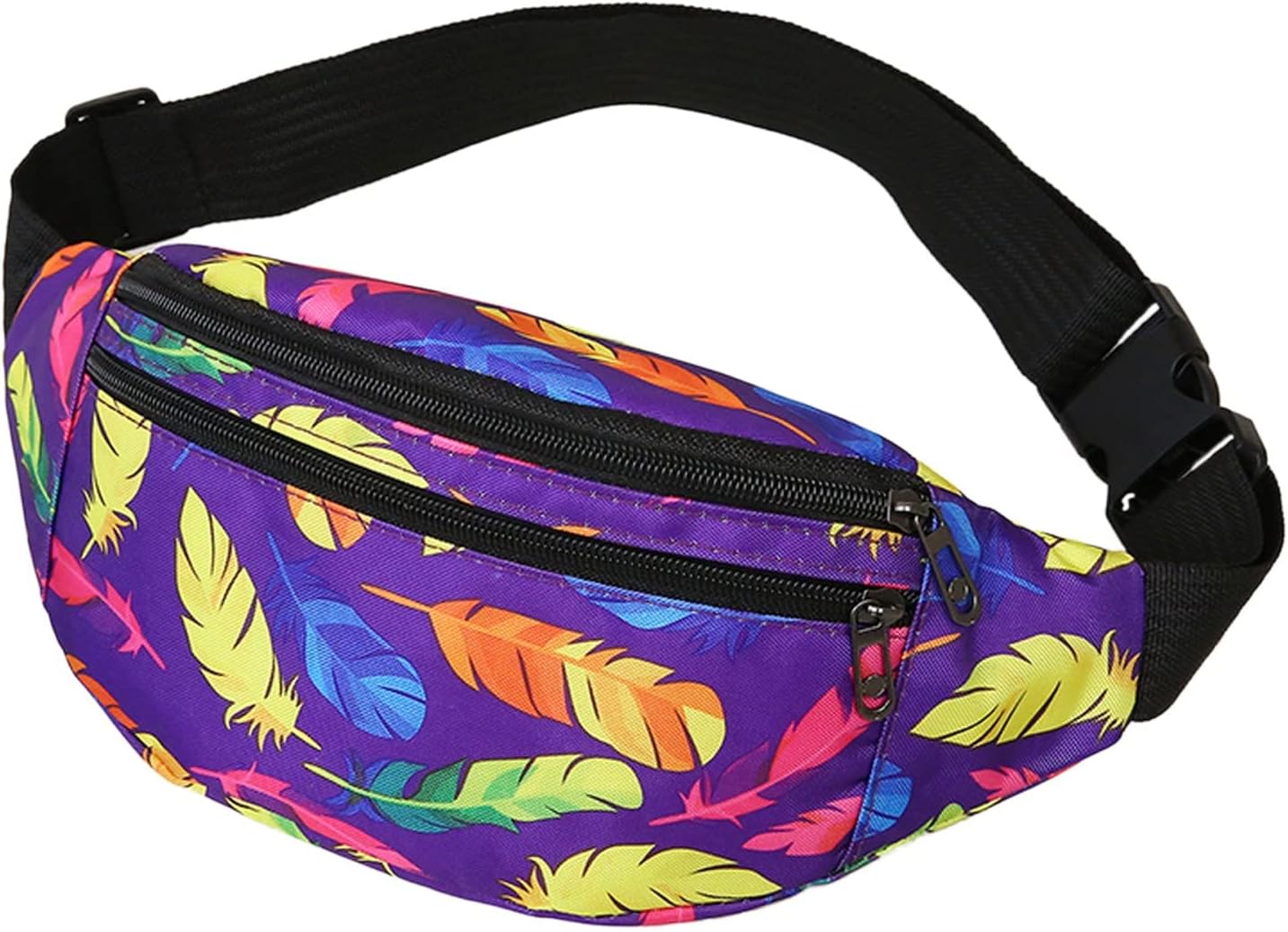 Waist Pack Bags Running Sports Waist Bag Men and Women Mobile Phone Bag Outdoor Casual Messenger Bag Printing Close Fitting Wallet Level 1620 Smell Proof Waist Pack