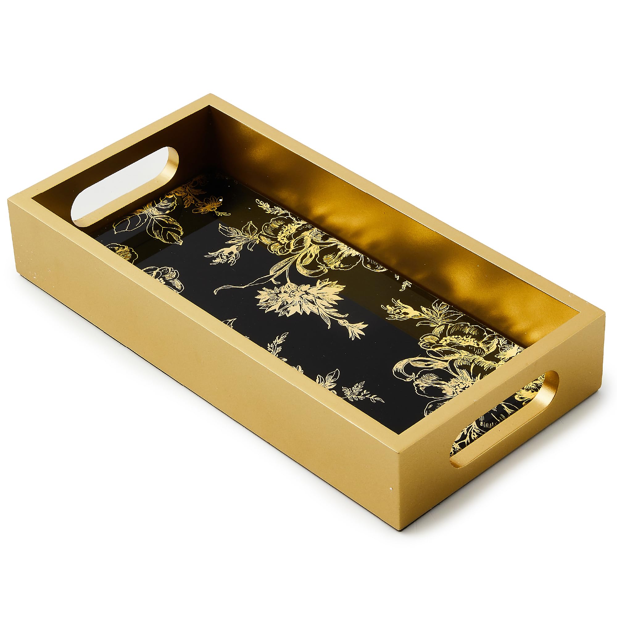 MACKENZIE-CHILDSTwilight Toile Vanity Tray with Handles, Rectangular Tray for Dresser and Home Decor