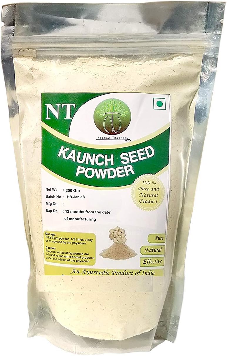 NatureHerbs Kaunch Beej Powder,100 GM(White)