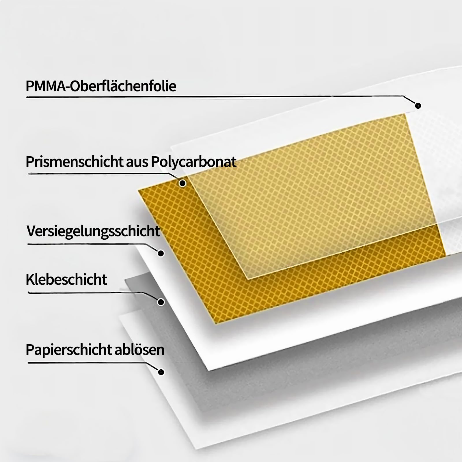 12m × 5cm Nastro Catarifrangente Adesivo, Nastro Segnaletico Giallo Nero, per la Sicurezza dei Segnali di Avvertimento