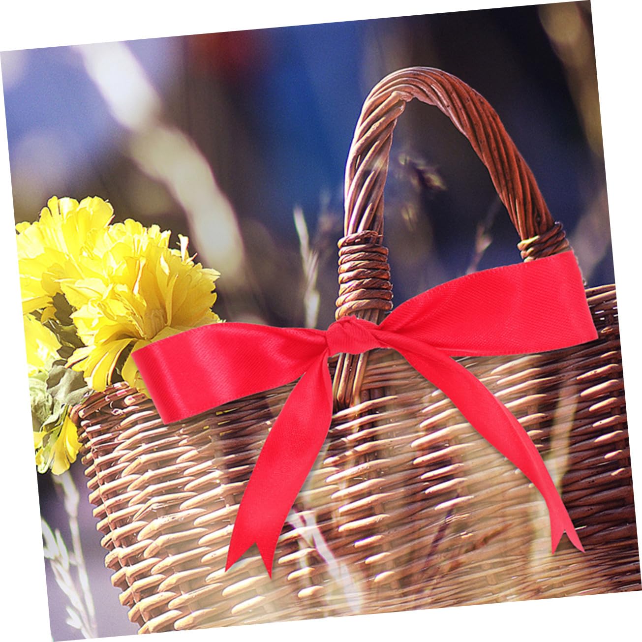 ORFOFE 12 Rollen Bunte Dekobänder Breit Vielseitige Satin Geschenkband zum Verpacken Basteln Partydekoration und DIY Lang Genug zum Schneiden und Gestalten Farbenfrohe