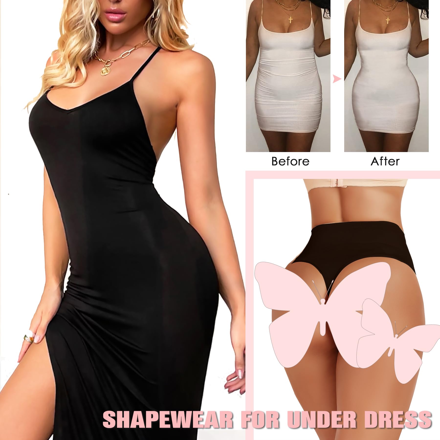 Bragas moldeadoras con control de abdomen para mujer