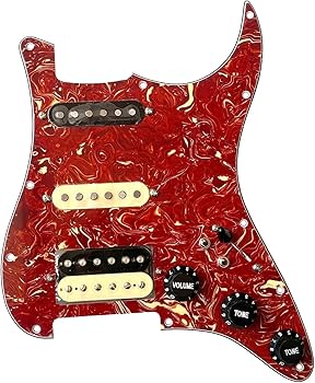 ハムバッカーピックガード ギター配線済みロードピックガード