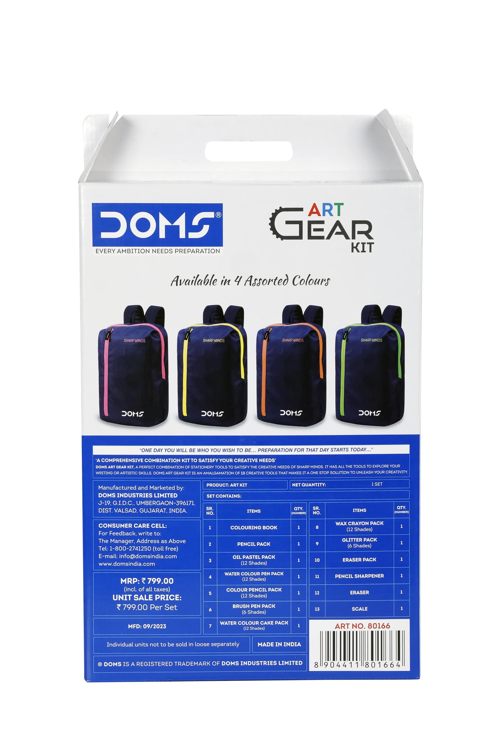 DOMS Art Gear KIT — Amazon image 4