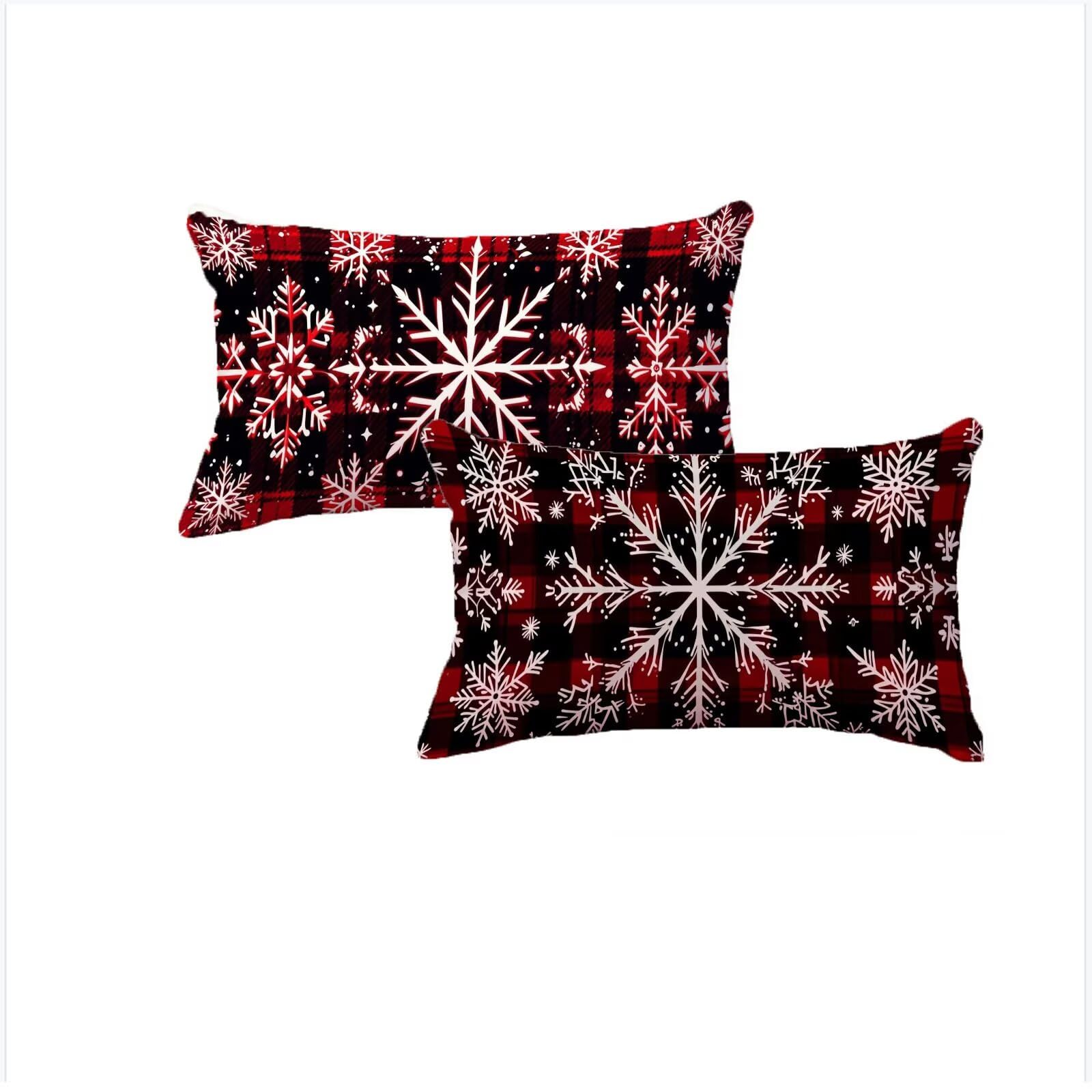 Housse coussin Noël 60x90cm imperméable pour canapé de salon et chambre