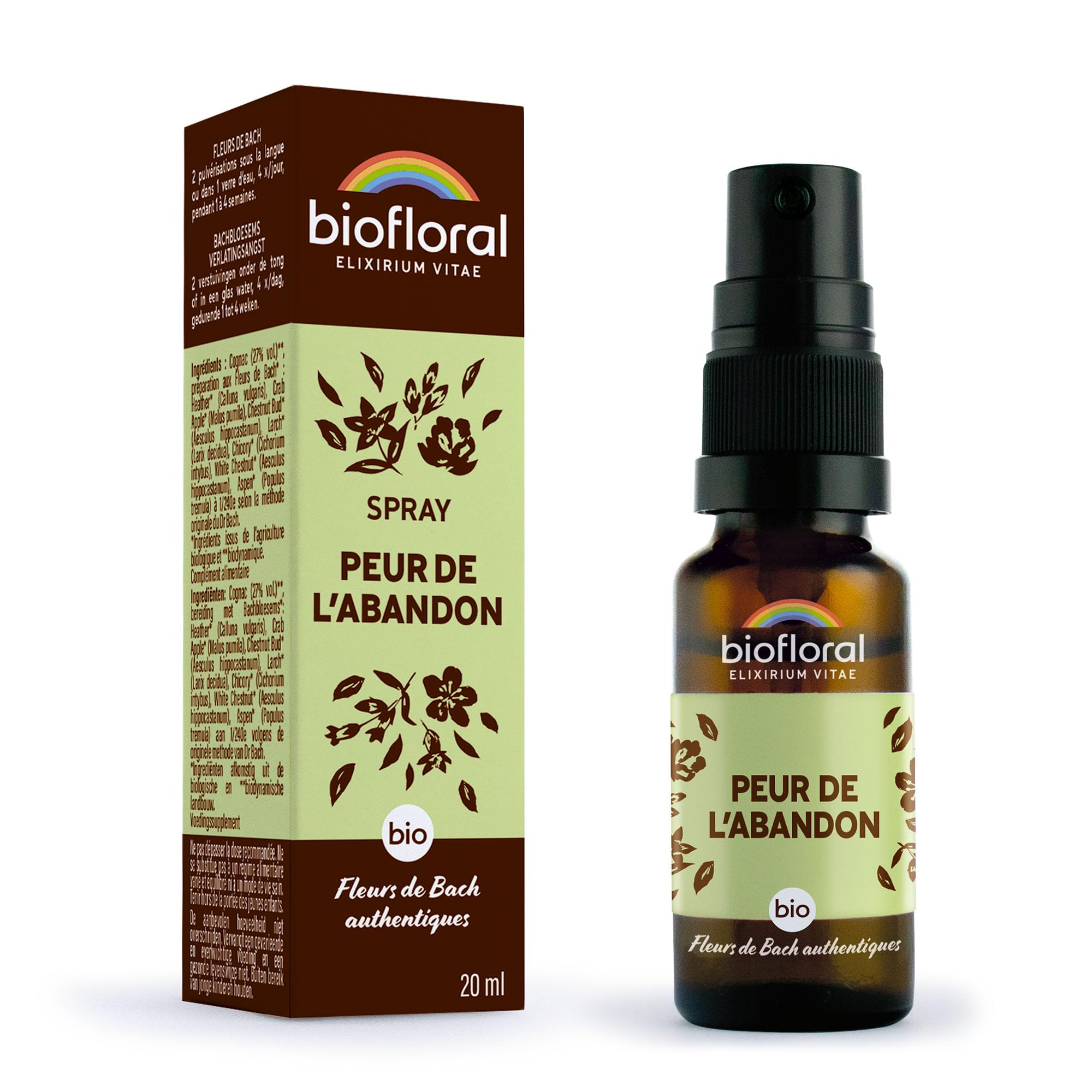 BIOFLORAL - Fear of Abandonment - Organic Demeter Spray - 20 ML