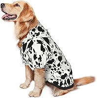 Vista 6 de Disfraz de perro dálmata de Halloween, lindos animales, ropa de invierno con estampado de dálmatas, suéteres para Halloween, cosplay, otoño