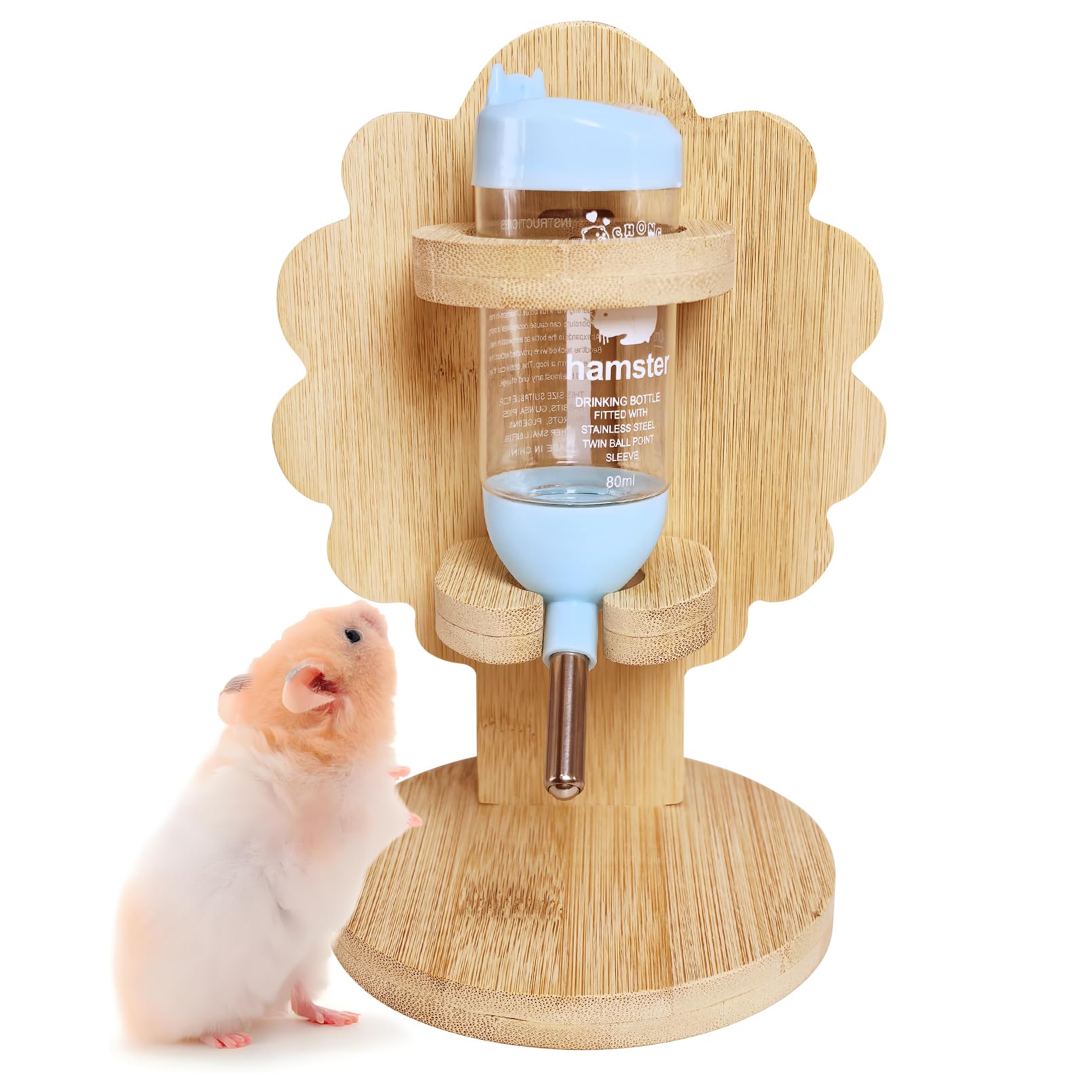 Bouteille d'eau pour petits animaux suspendre pour cage de gerbille propre
