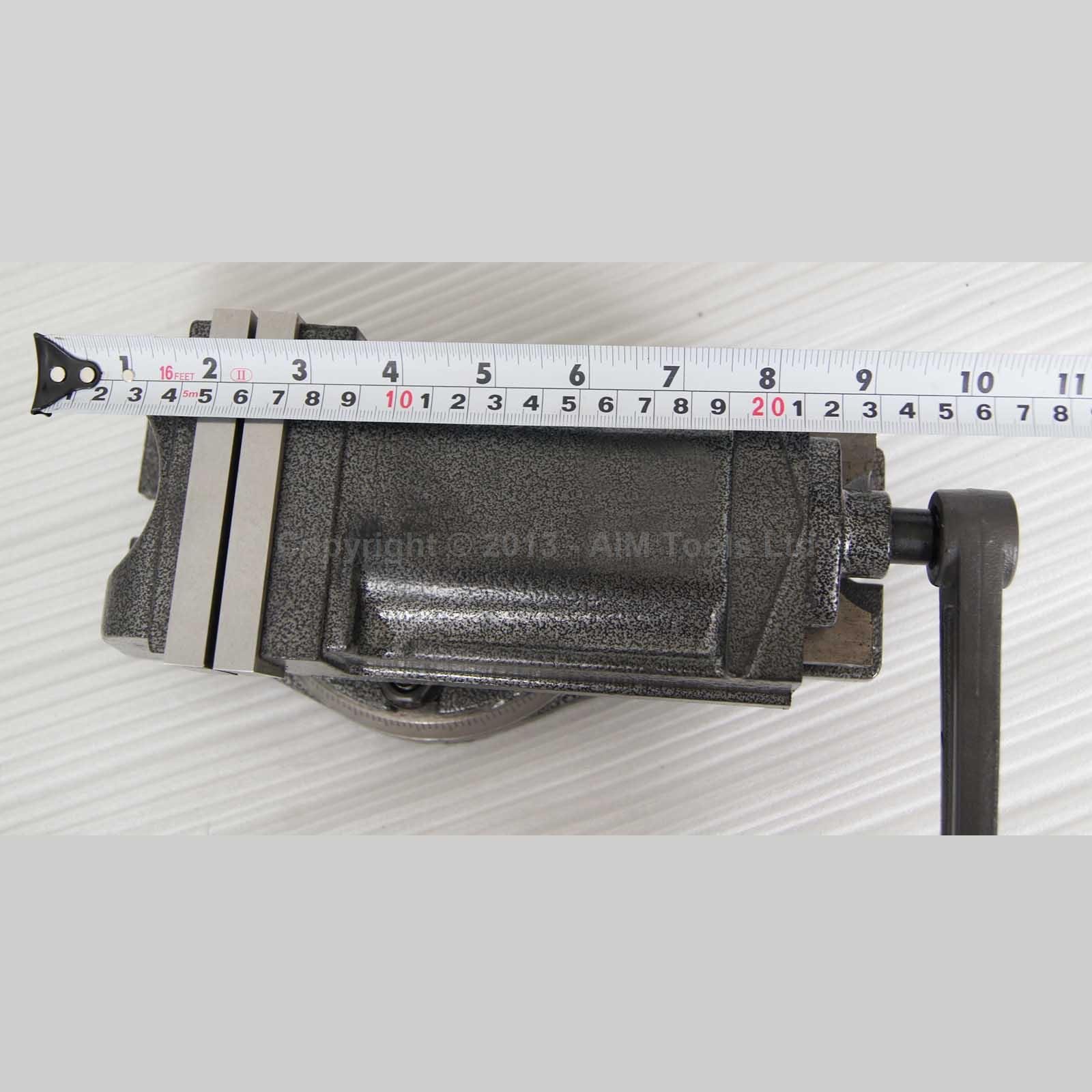 KATSU Morsa da Banco 4" 100mm, Base Girevole di Precisione a 360 Gradi, Trapano a Colonna Radiale Tornio e Fresatrice Morsetto per Meccanici e Ingegneri 4021544