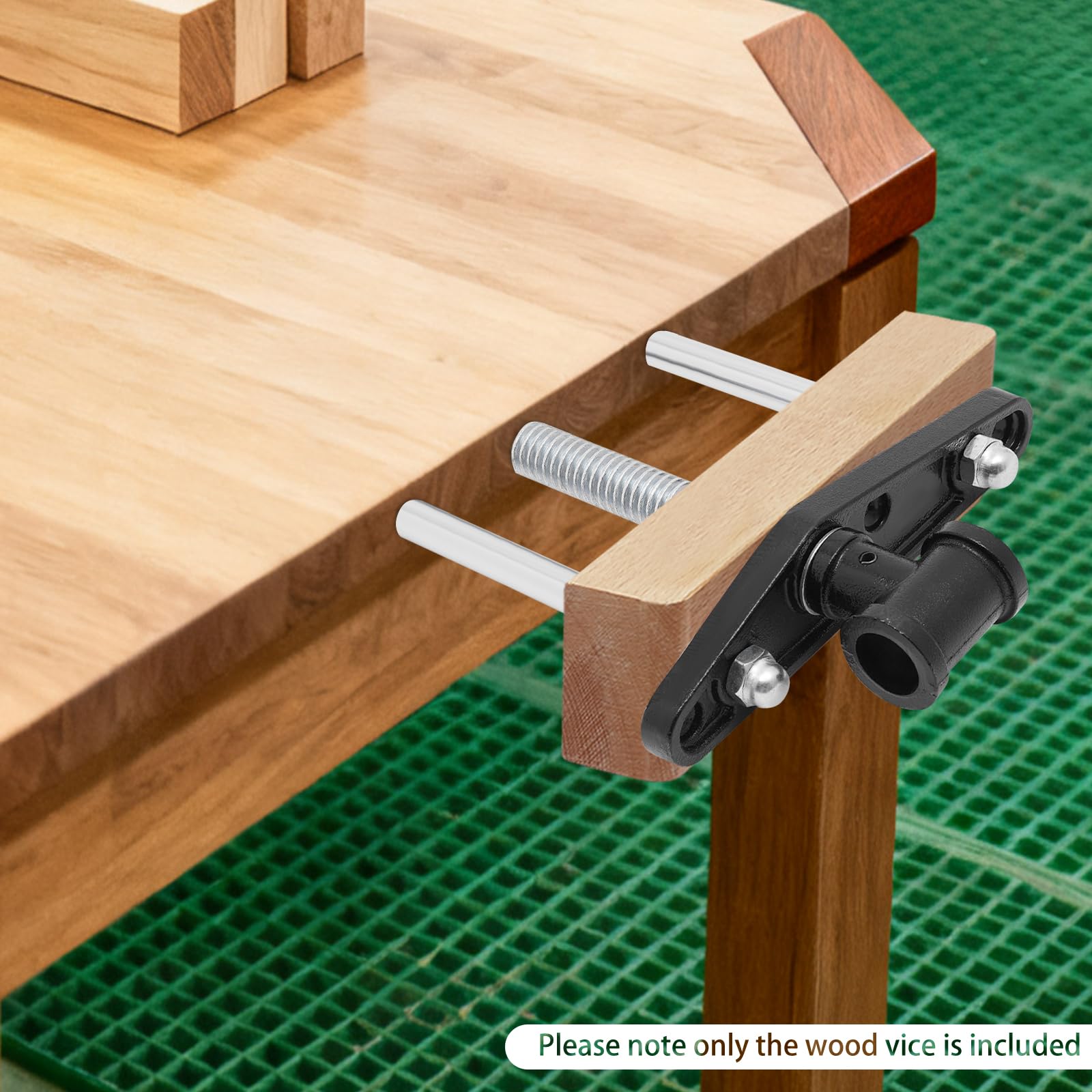 Morsa per trapano, morsa da tavolo in ghisa e acciaio al carbonio, morsa da banco con forte serraggio 3 cm per trapano a colonna fresatrice, vizio da banco per lavori di legno metallo