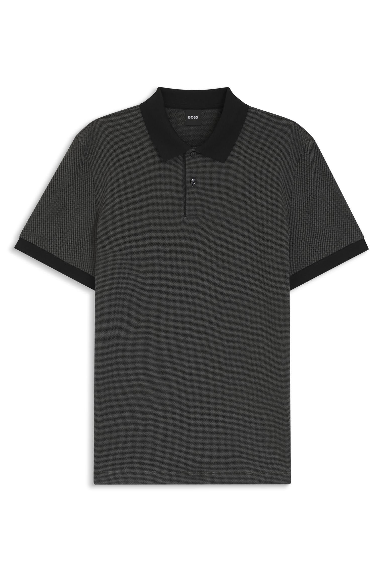 BOSS Herren H-Parlay 102 Poloshirt aus Baumwolle mit Blasen-Struktur