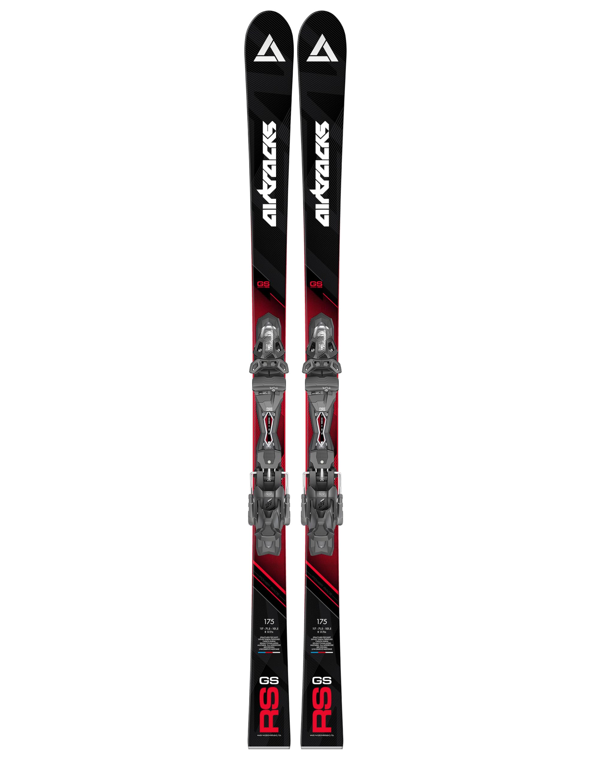 Airtracks Master Pro RS GS Riesenslalom Ski Rennski Racecarver mit Bindung Tyrolia PRW 12 GW - Längen 175cm, 185cm - Modell 2025 + Ski Tasche