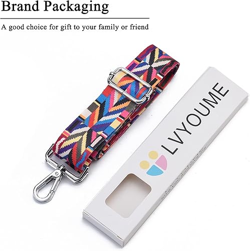 Miniatura 45 de Correa ancha para bolso, correa ajustable para bolsa cruzada, correas de hombro plateadas