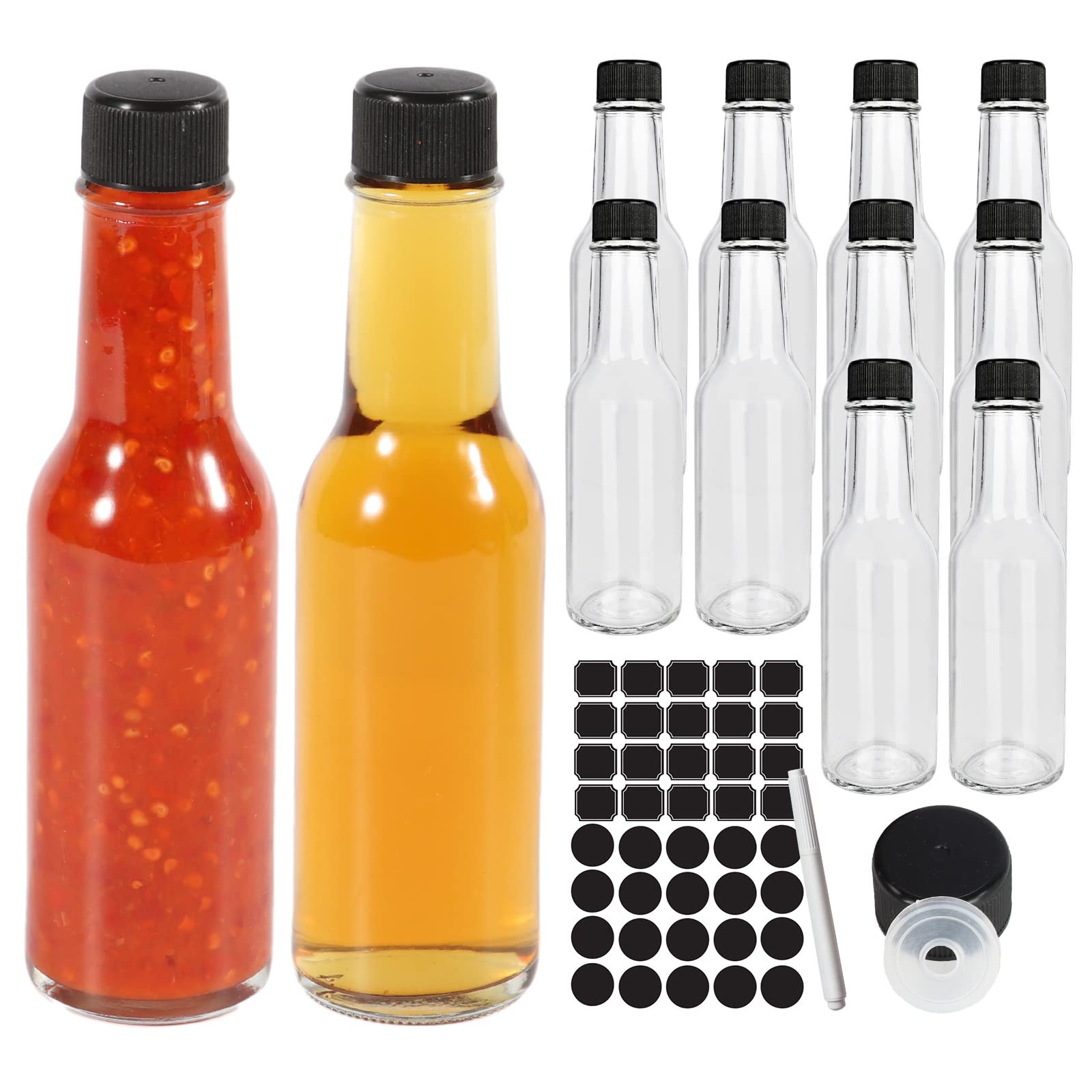 SHiZAK 12 Pack 150ml Sauce & Liquor Bottles