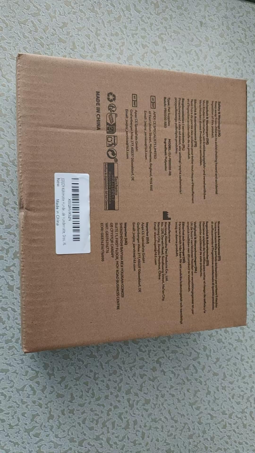 JOEJOY - Materasso refrigerante per cani, materasso auto-raffreddante per cani, cuscino refrigerante estivo per cani, resistente, materasso refrigerante portatile per cani, adatto per il lavaggio in