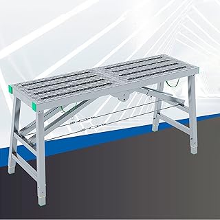 Scaffolding Plank Scaffold Equipment Telescopic Folding Lightweight Multipurpose Compact Load Capacity Stable Safe Portable As a Scaffold or Ladder Elevating Scaffolding