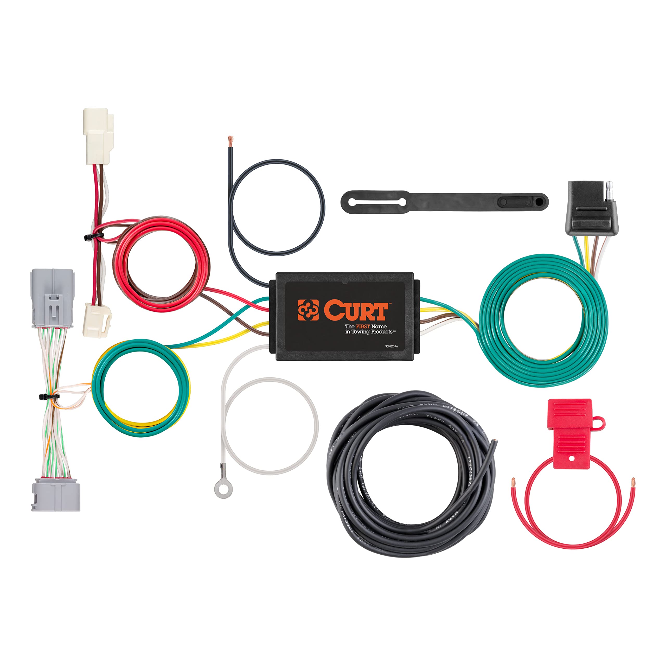 Custom Wiring Harness, 4-Way Flat Output, Compatible with Select Prius Prime