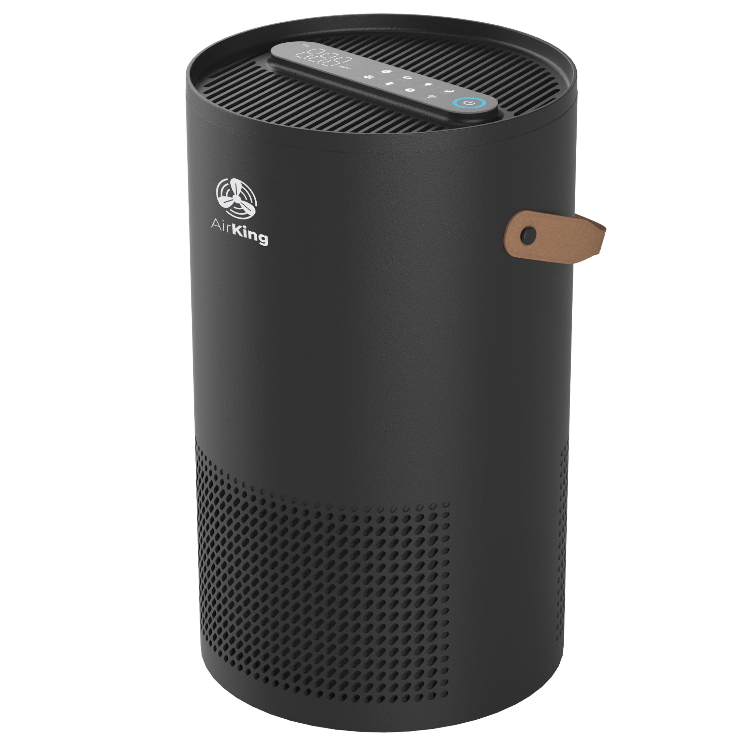 AirKing Oczyszczacz powietrza HEPA 13 + filtr węglowy, filtr UV-C, jonizator, oczyszczacz powietrza przeciw roztoczom, katarowi siennemu, alergiom i kurzowi, 230 m³/h