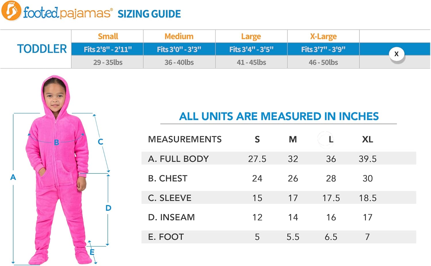 Miniatura 2 de Footed Pajamas - Mameluco de felpilla para niños pequeños  Pijama de una pieza para niños y niñas  Unisex