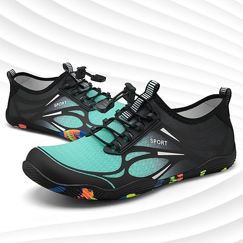 Miniatura 5 de ATHMILE Zapatos de agua para hombres y mujeres, zapatos de río, para adultos, natación, playa, lago, piscina, calcetines acuáticos, calcetines