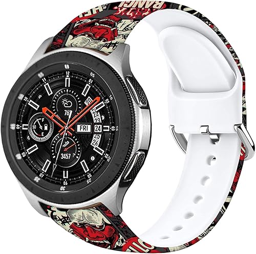 Miniatura 2 de Halloween Scary Ghost Scream Horror Red compatible con Samsung Galaxy Watch 4 401.732 inGalaxy Watch 1.654 inWatch 3 1.614 inActive 2Gear S2